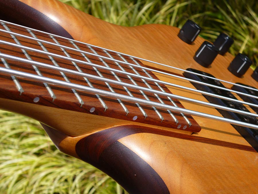 Ken Smith Chuck Rainey 5 String Striped Maple Top von 1996 Ken Smith Chuck Rainey 5 String Striped Maple Top von 1996